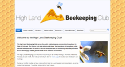 Desktop Screenshot of highlandbeekeepingclub.org